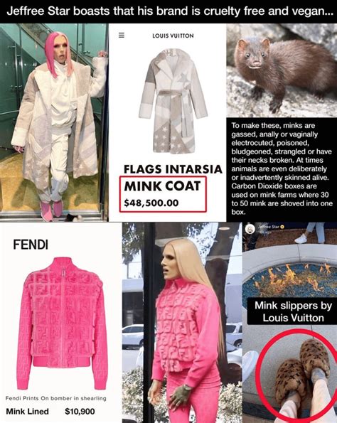 gucci asked jeffree star to stop wearing|This post is floating on twitter of Jeffree Star and him wearing fur .